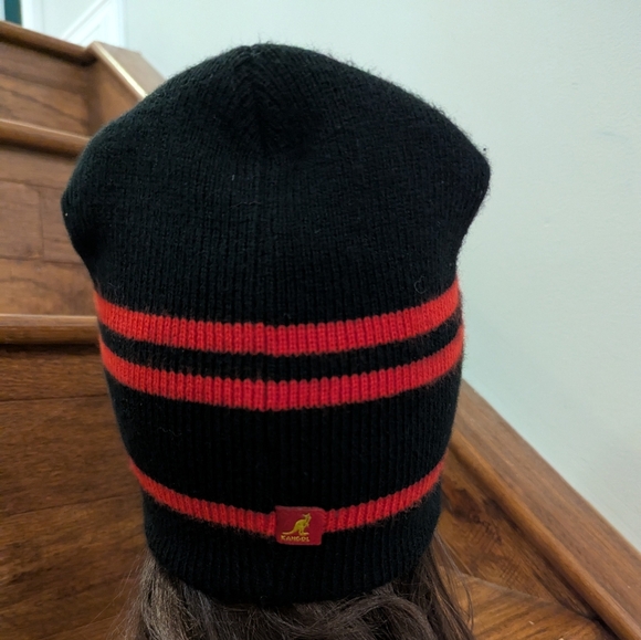 Kangol Vintage black and red wool hat, Unisex one size - Picture 6 of 8
